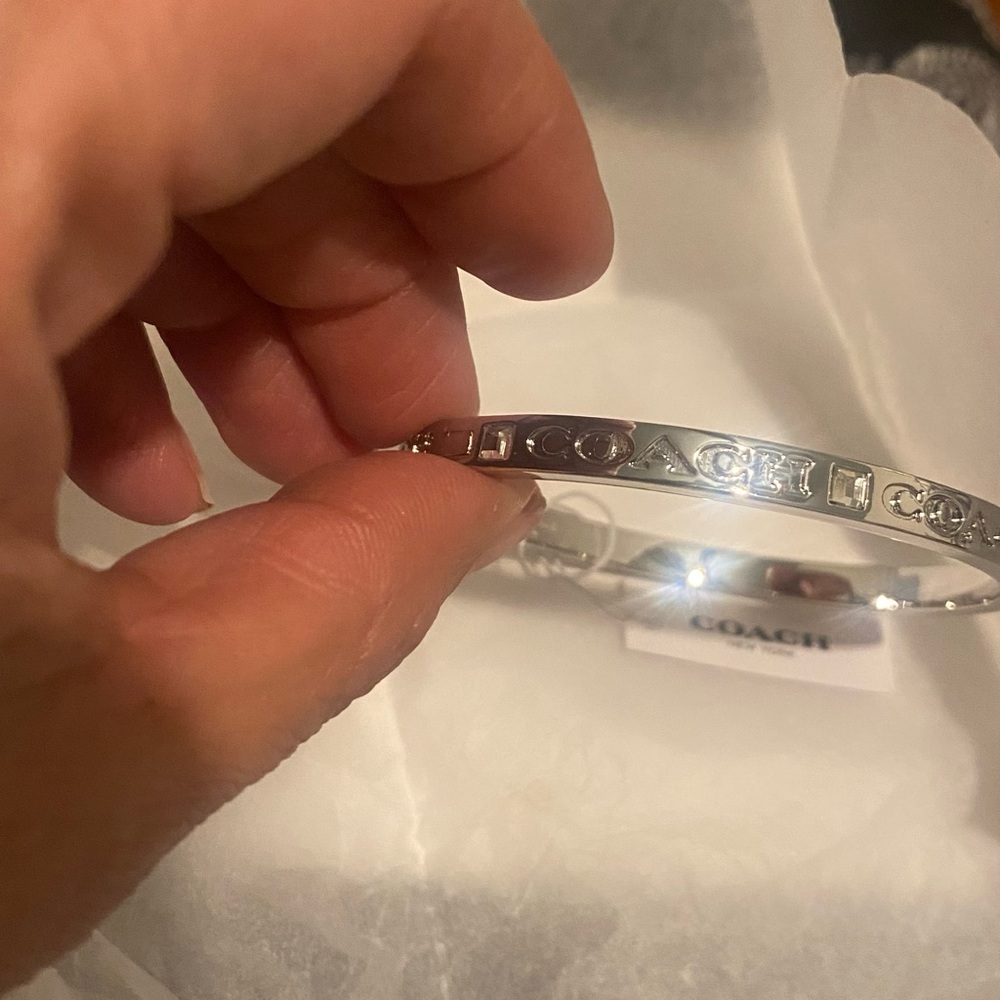 Silver Coach bracelet